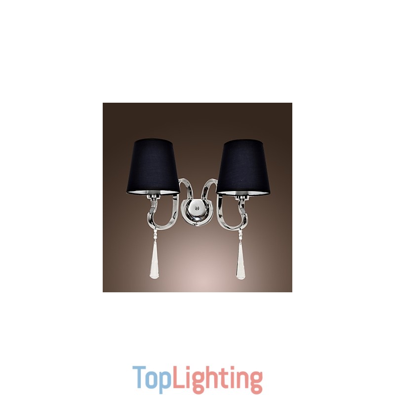 Crystal Wall Sconces Traditional Classic Metal