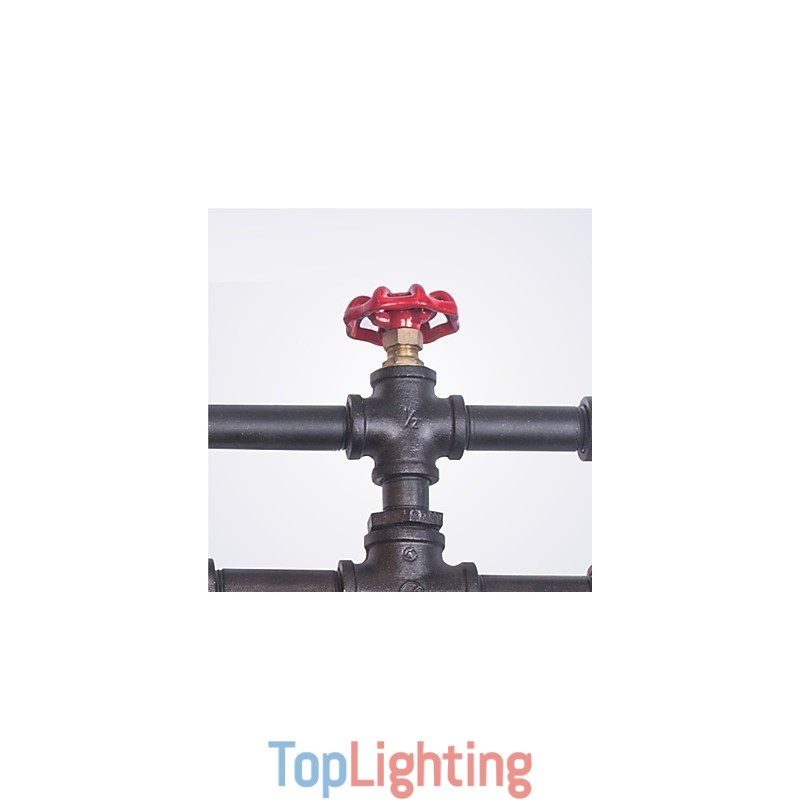 Vintage Industrial Wall Lamp Bathroom Kitchen Dinning Pipe Edison Light Luxury Dining Bar Sconces Lamparas FJ DB2 014A0