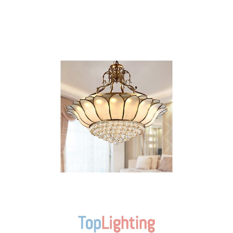 Traditional Classic Rustic Lodge Brass Metal Flush Mount