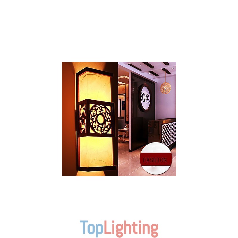 Archaize Corridor Corridor Classical Sheepskin Wall Lamp Light
