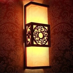 Archaize Corridor Corridor Classical Sheepskin Wall Lamp Light