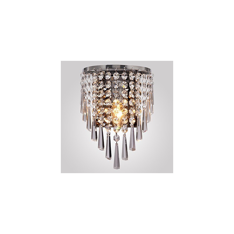 Semi Circular Wall light in Crystal Feature
