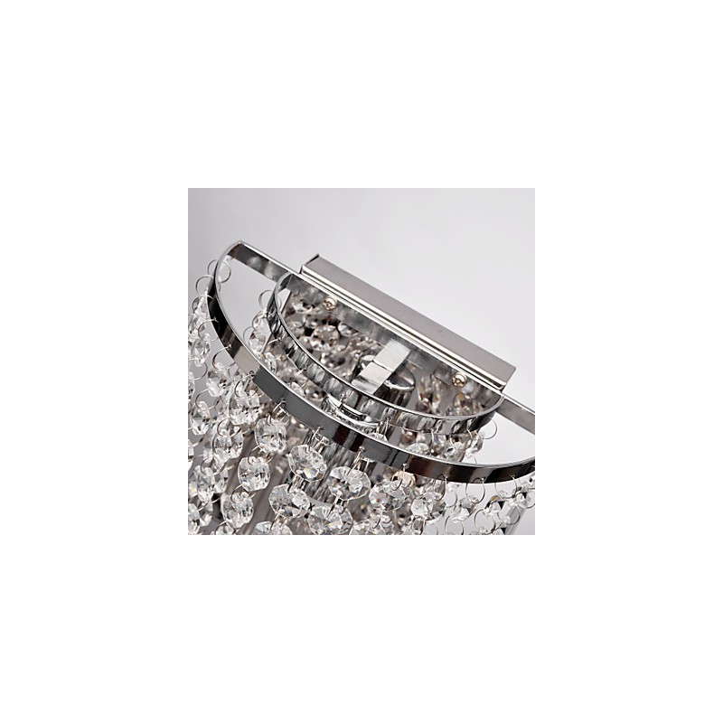 Semi Circular Wall light in Crystal Feature