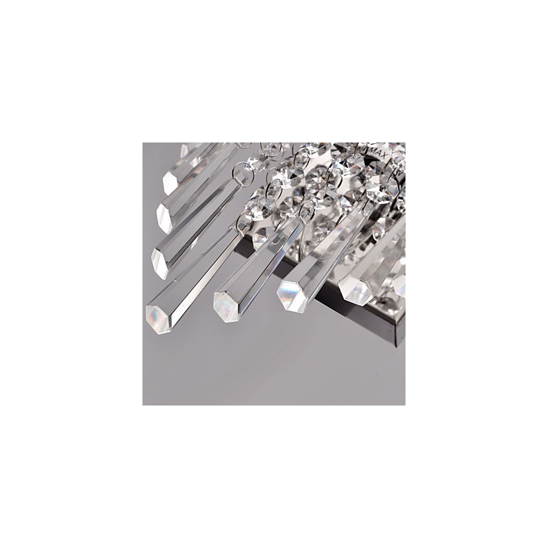 Semi Circular Wall light in Crystal Feature