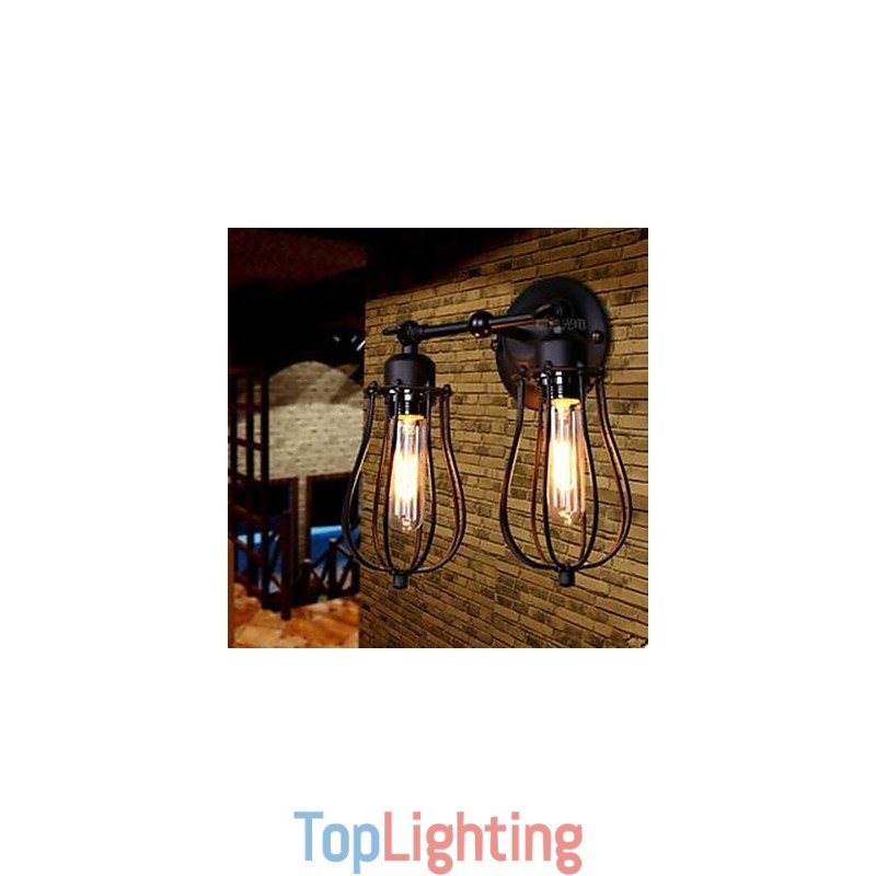 Township Double Grapefruit Wall Lamp