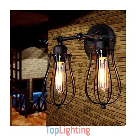 Township Double Grapefruit Wall Lamp Township Double Grapefruit Wall Lamp