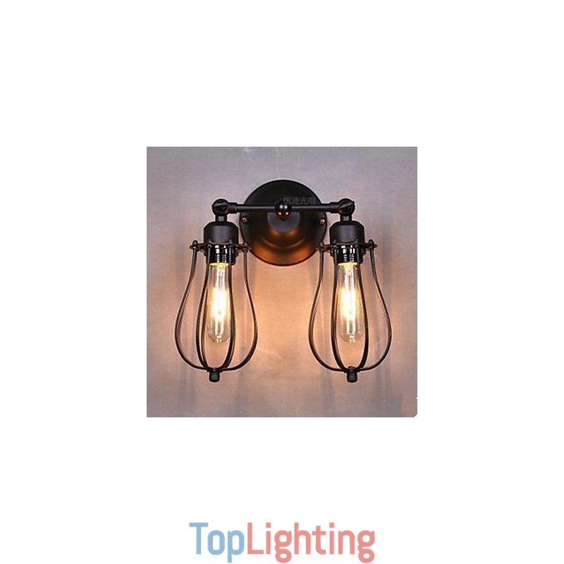 Township Double Grapefruit Wall Lamp