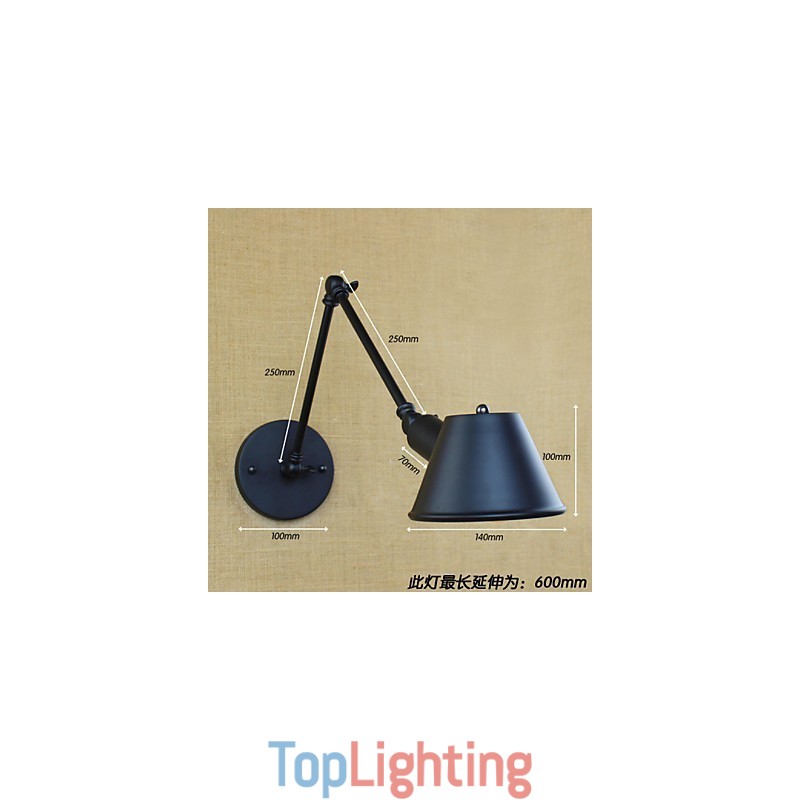 Industrial Air Creative Personality Long Arm Bar Cafe Simply Decorated Decorative Wall Sconce