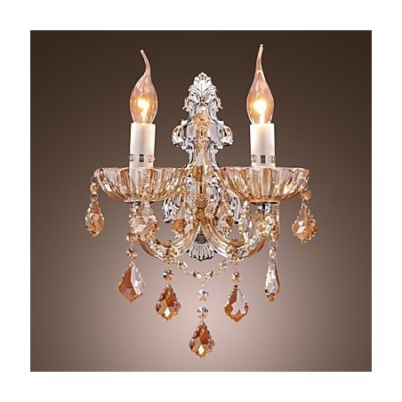 Elegant Crystal Wall Light with 2 Lights Elegant Crystal Wall Light with 2 Lights