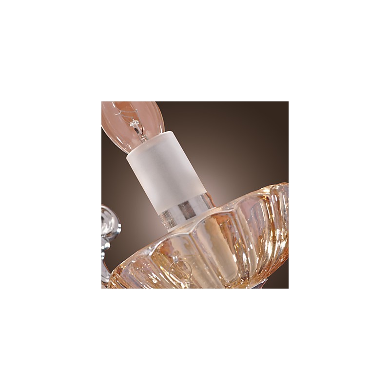 Elegant Crystal Wall Light with 2 Lights