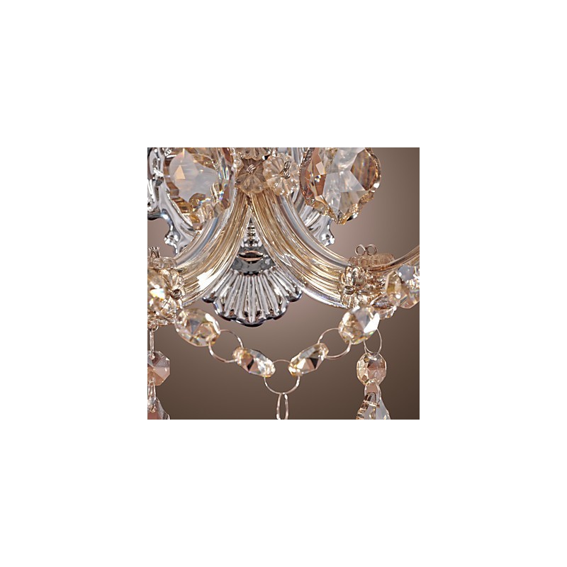 Elegant Crystal Wall Light with 2 Lights
