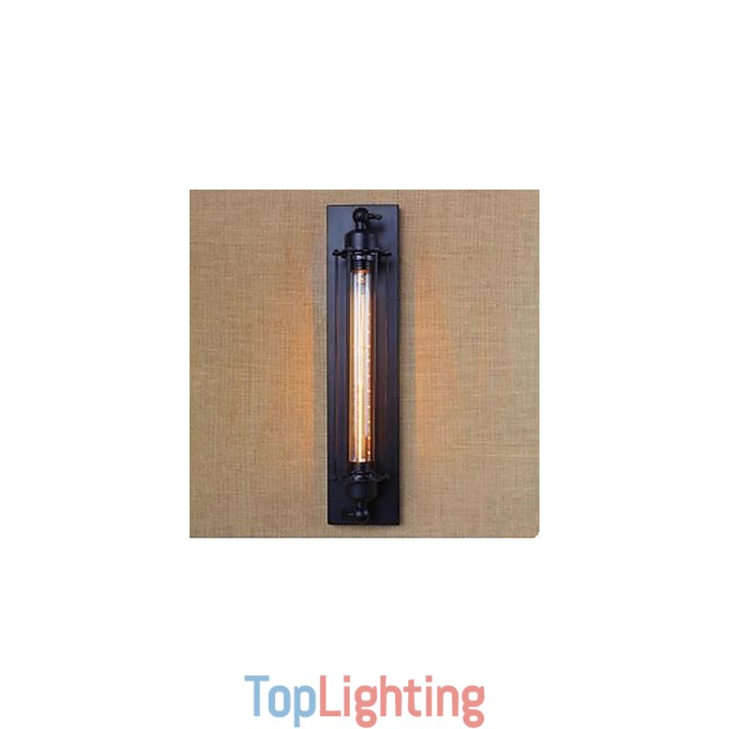 Edison Bulbs Flute Decorative Wall Lamp