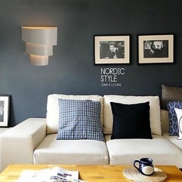 Small Conch Cartoon Wall Lamp Wrought Iron Torch Shape Of The Head Of A Bed Lights