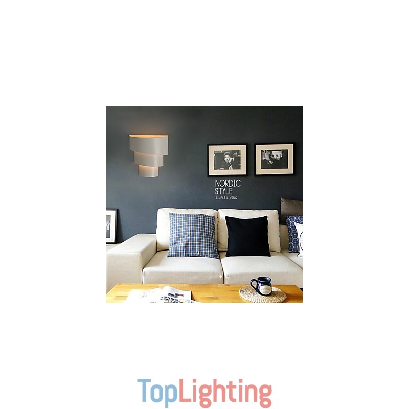 Small Conch Cartoon Wall Lamp Wrought Iron Torch Shape Of The Head Of A Bed Lights