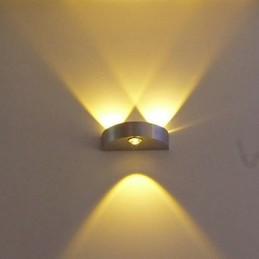 Half Month Wall Lamp Creative Bar Model Wall Sconces Modern Contemporary Metal
