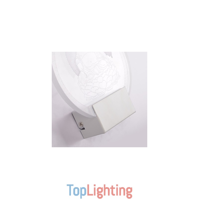 Acrylic Wall Lamp PVC Lamp Light Chip Modern Contemporary Metal