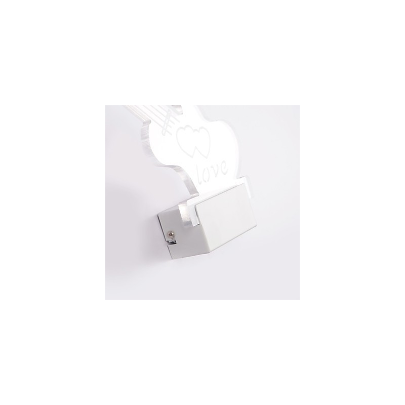Acrylic Wall Lamp PVC Lamp Light Modern Contemporary Metal