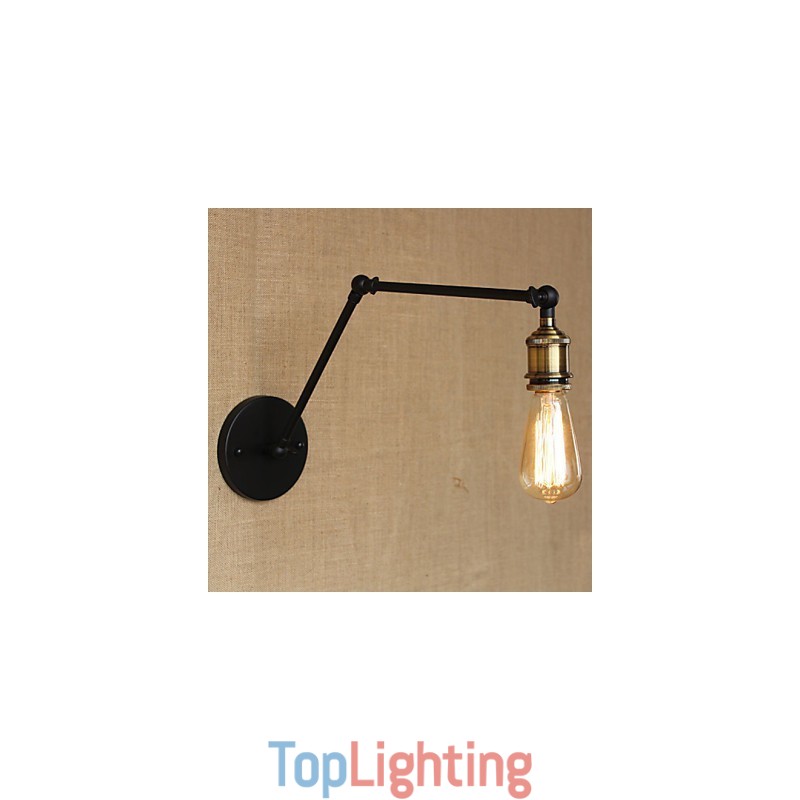 A Simple Modern American Country Without The Mirror Wall Lamp Shade Iron Arm