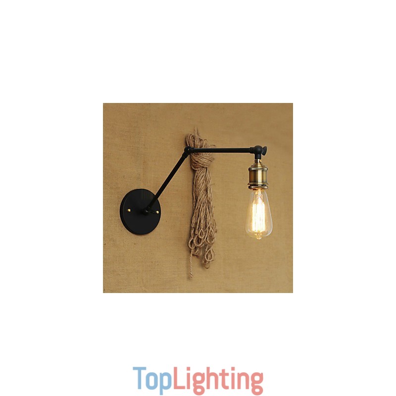 A Simple Modern American Country Without The Mirror Wall Lamp Shade Iron Arm