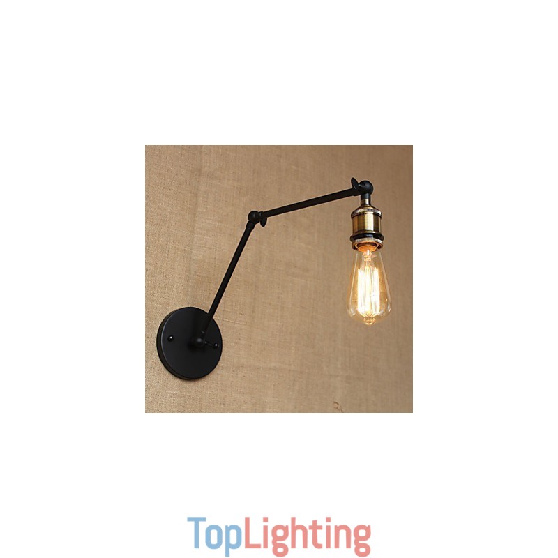 A Simple Modern American Country Without The Mirror Wall Lamp Shade Iron Arm