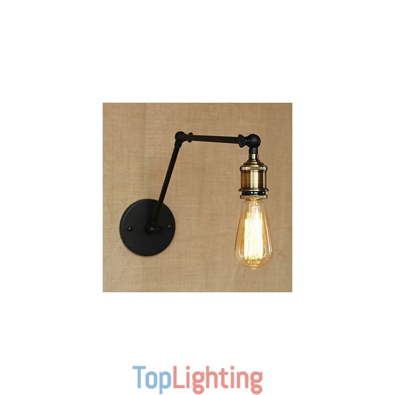 A Simple Modern American Country Without The Mirror Wall Lamp Shade Iron Arm
