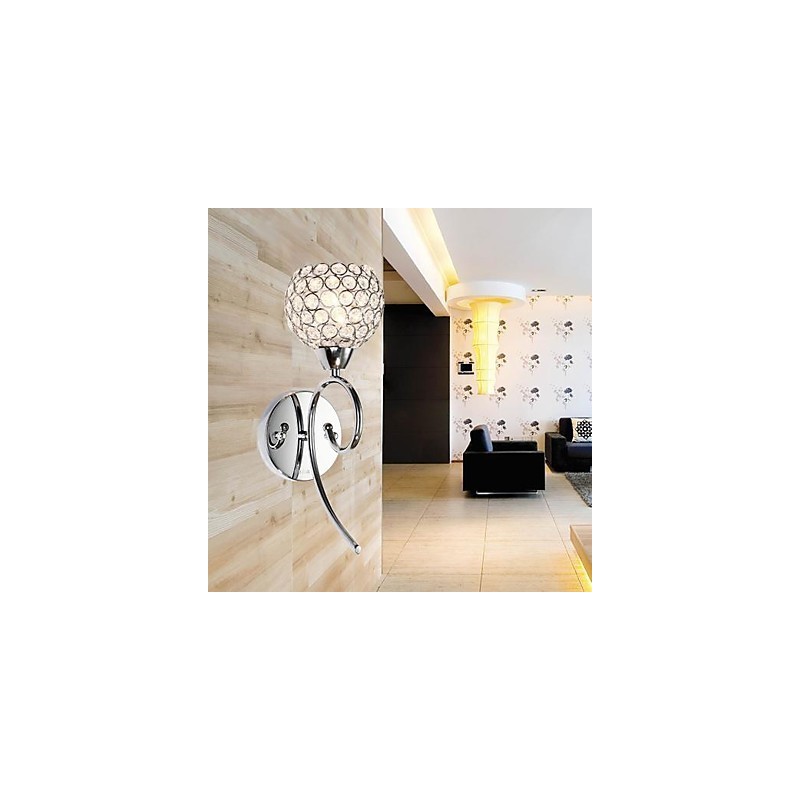 Crystal Wall Light 1 Light Creative Iron Painting