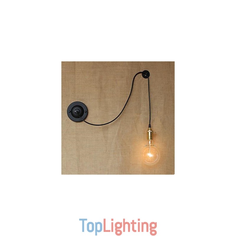 Free Climbing Contracted Wire Free Wall Lamp Control Art