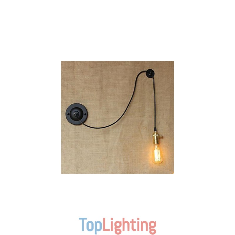 Free Climbing Contracted Wire Free Wall Lamp Control Art
