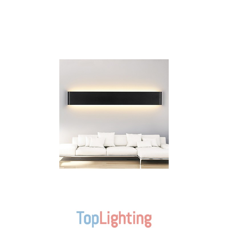 Modern Wall Sconces Light Indoor Black White 72cm