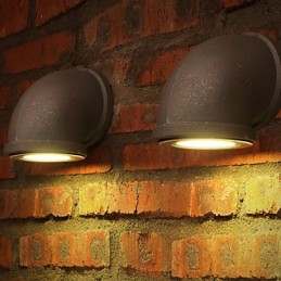 Loft Creative Personality Retro Rural Water Pipe Wall Lamp Lights