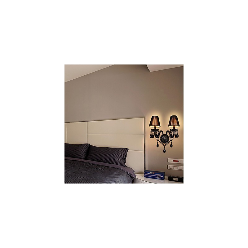 Crystal Candle Wall Lights Modern Contemporary Glass