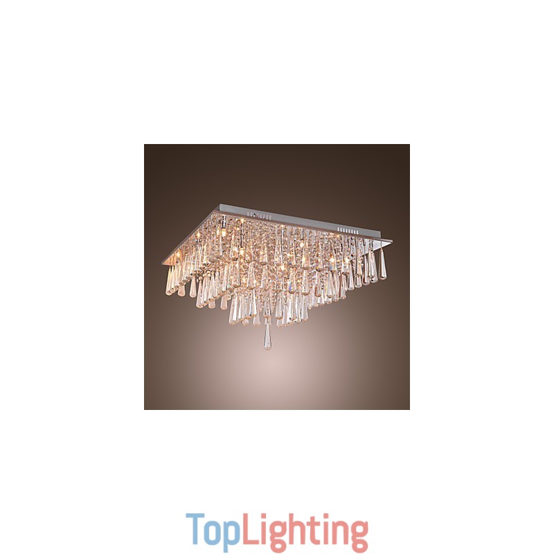Modern Contemporary Crystal Others Flush Mount