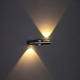 Modern Wall Light with Scattering Light Sci fi Design