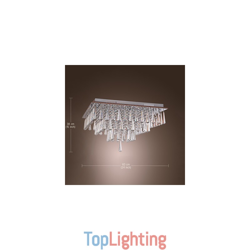 Modern Contemporary Crystal Others Flush Mount