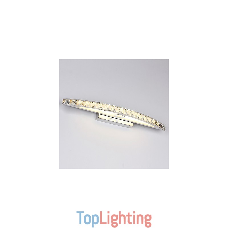 18W Contemporary Crystal Wall Bathroom Lighting