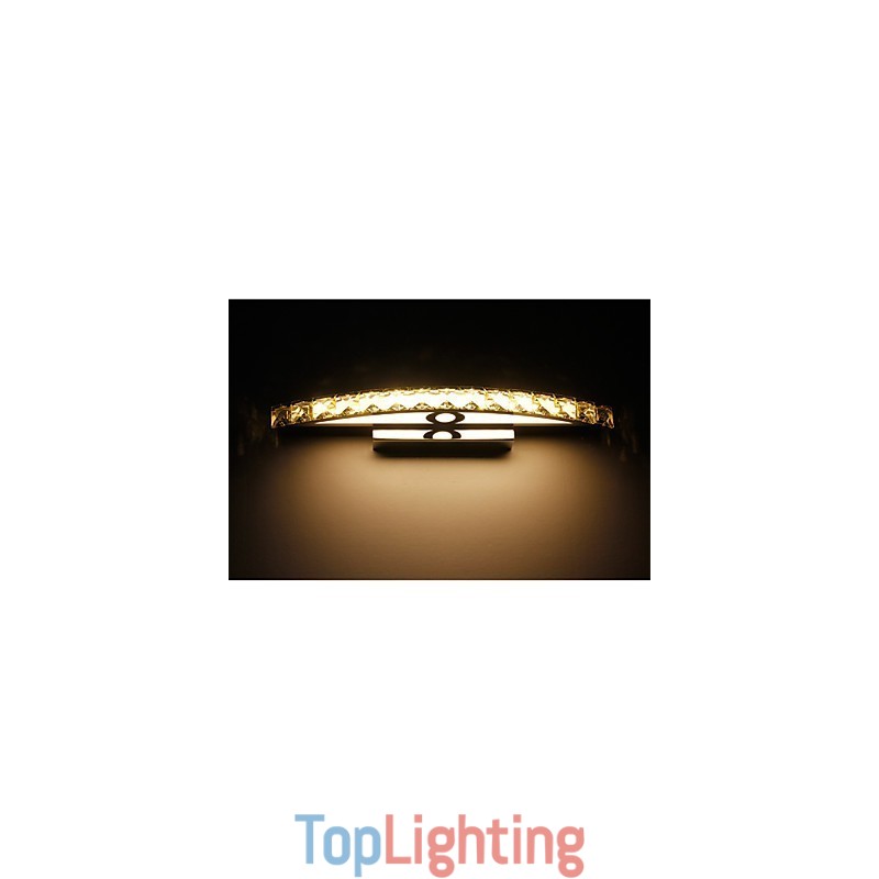 18W Contemporary Crystal Wall Bathroom Lighting