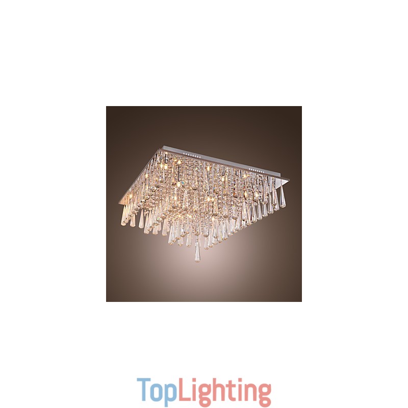 Modern Contemporary Crystal Others Flush Mount