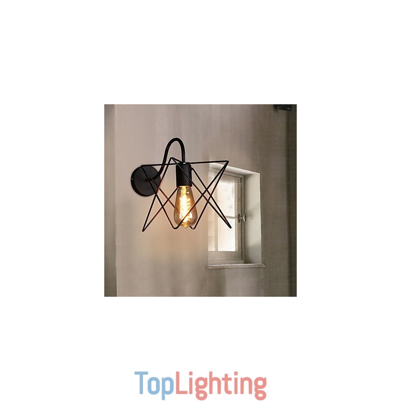 Nordic Retro Hallway Stairs Line Wall Lamp Lights