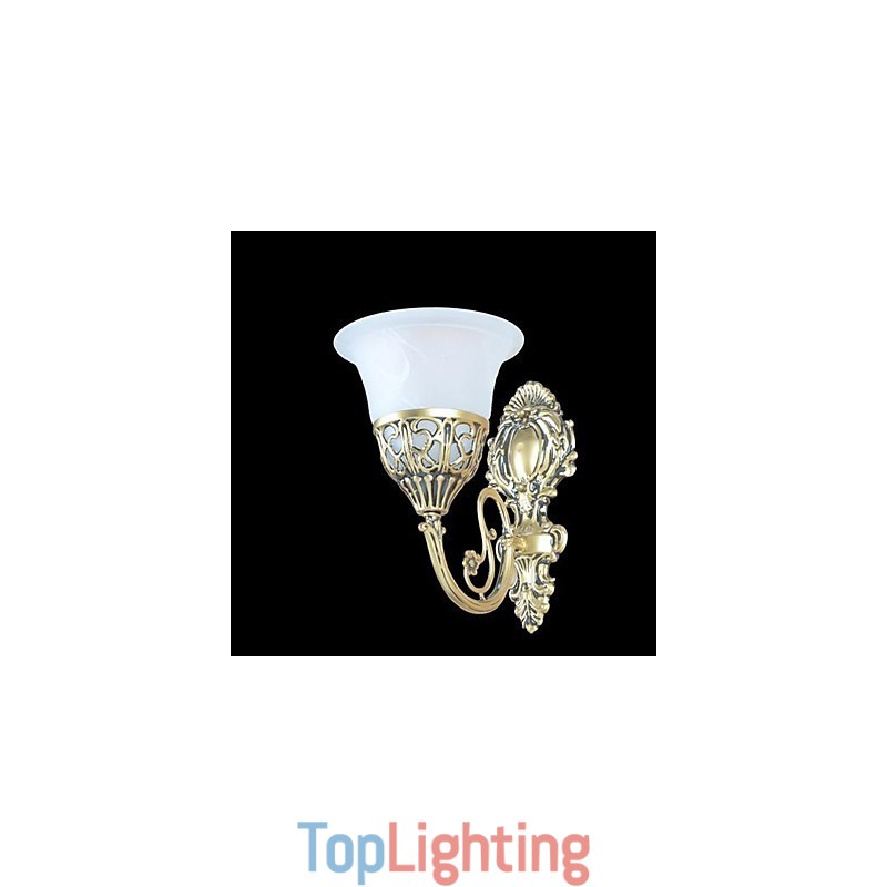 Bronze Wall Sconces Lights Moire Glass European Retro Classic 220V