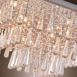 Modern Contemporary Crystal Others Flush Mount