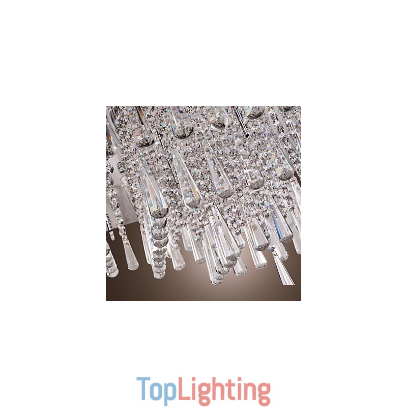 Modern Contemporary Crystal Others Flush Mount