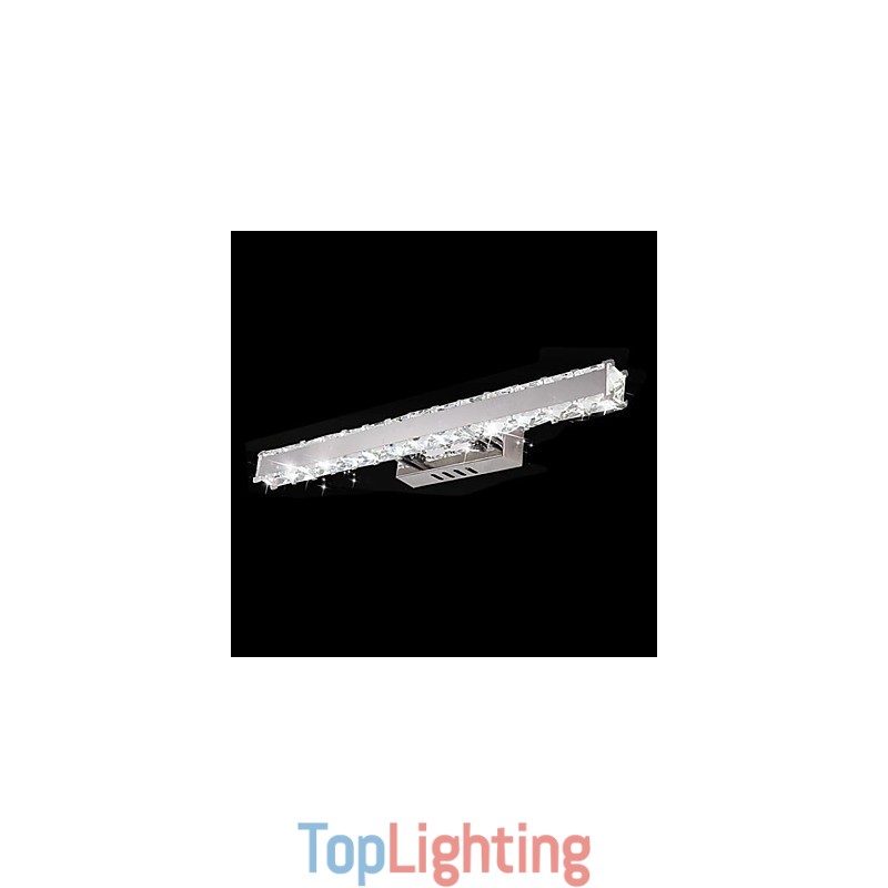 Crystal Bathroom Lighting Modern Contemporary Metal