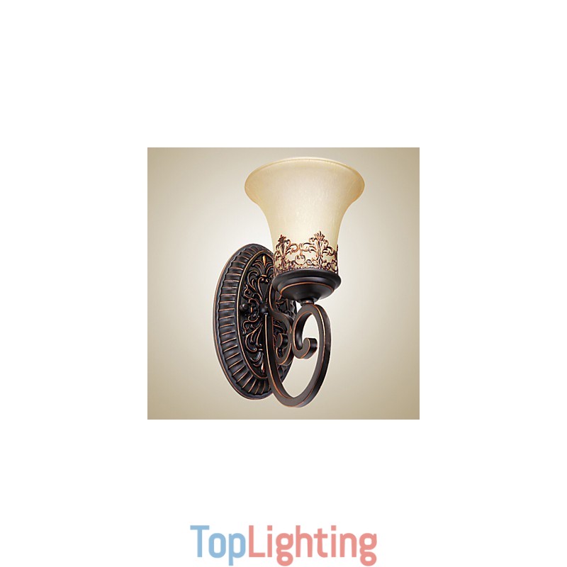 Vintage Wall Lamps 1 Light with Resin Material Glass Shade Bed Room Living Room Hallway Lights