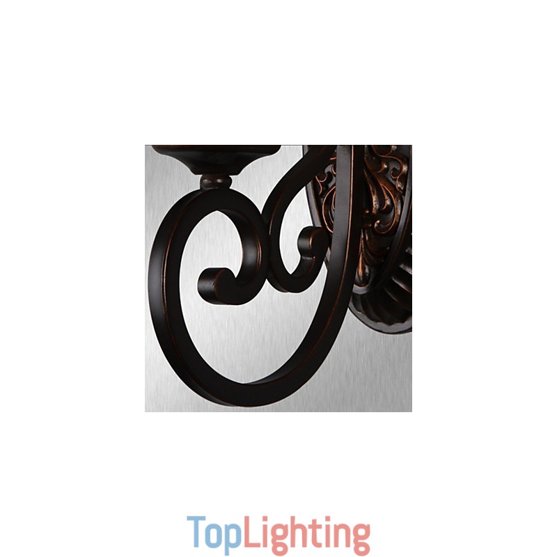 Vintage Wall Lamps 1 Light with Resin Material Glass Shade Bed Room Living Room Hallway Lights