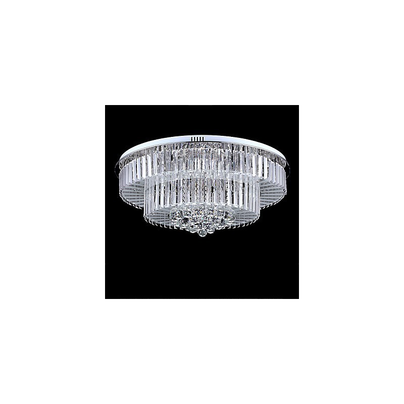 Flush Mount with Remote Control Modern Contemporary Glass