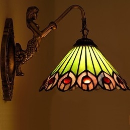 European Contracted Rural Creative Wrought Iron Wall Lamp Lights