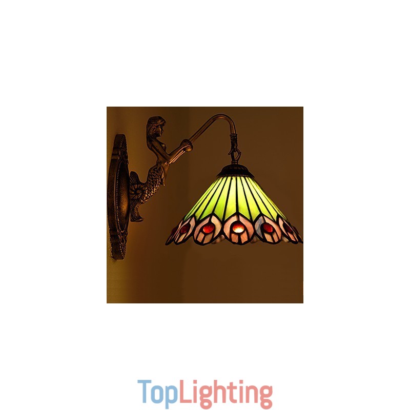 European Contracted Rural Creative Wrought Iron Wall Lamp Lights