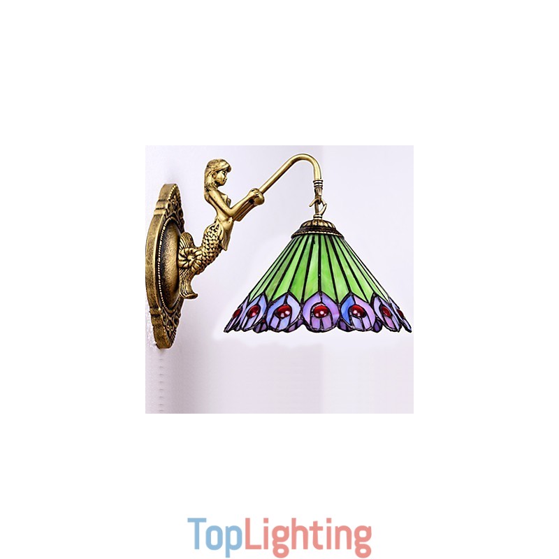 European Contracted Rural Creative Wrought Iron Wall Lamp Lights