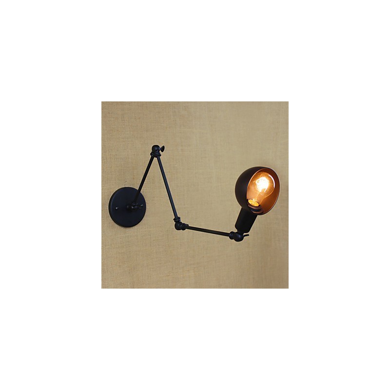 Personality Long Arm Adjustable Angle Bar Three Retro Living Room Lamps Lighting Decorative Wall Sconce
