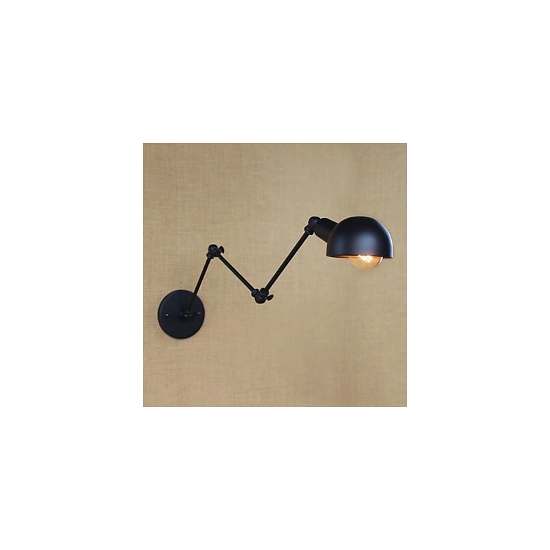Personality Long Arm Adjustable Angle Bar Three Retro Living Room Lamps Lighting Decorative Wall Sconce